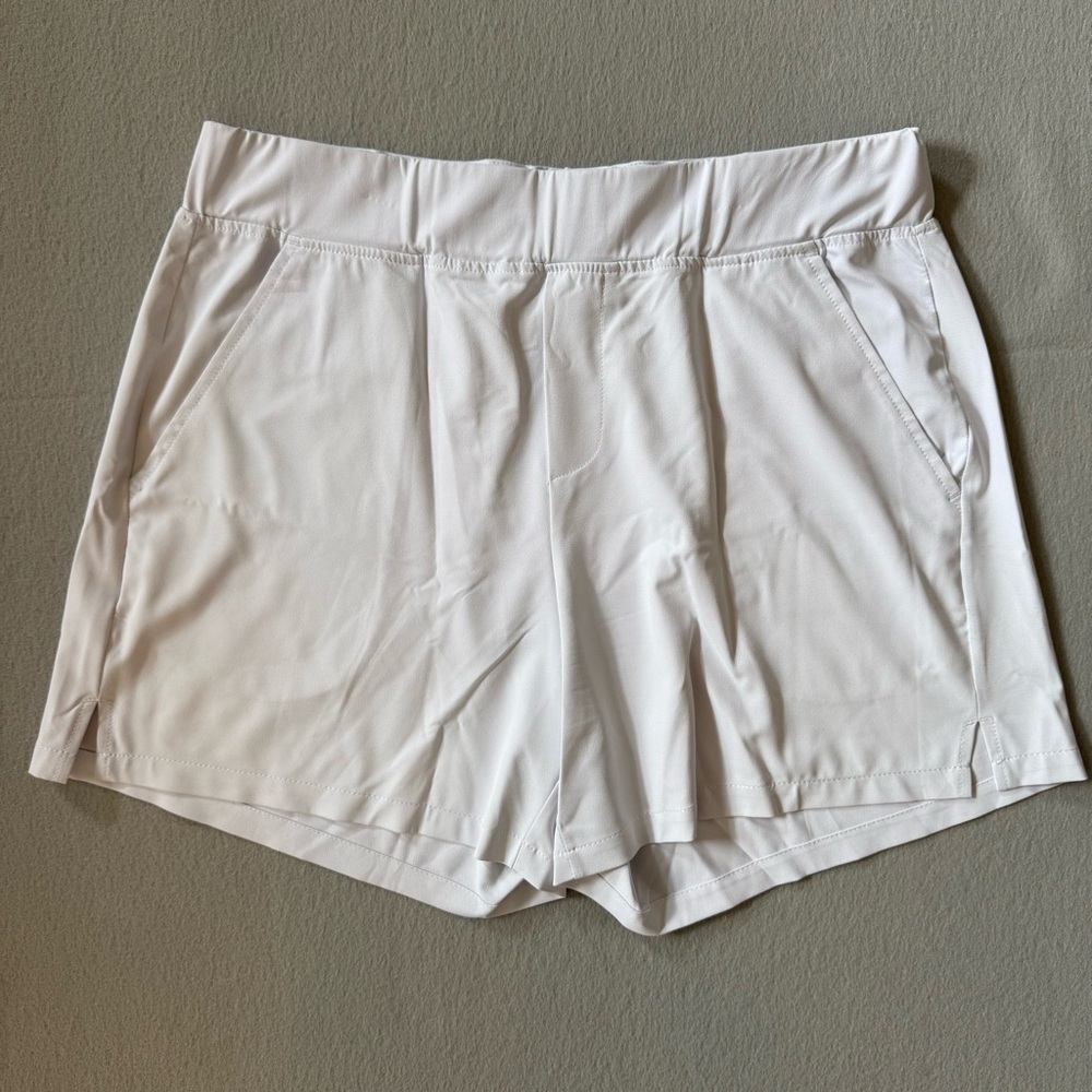 bcg White Athletic Shorts Relaxed Fit